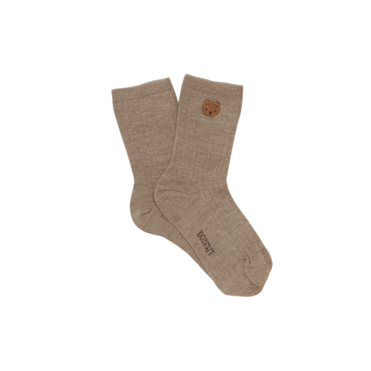 Donsje Amsterdam Bell Socks Bear - Dusty Green