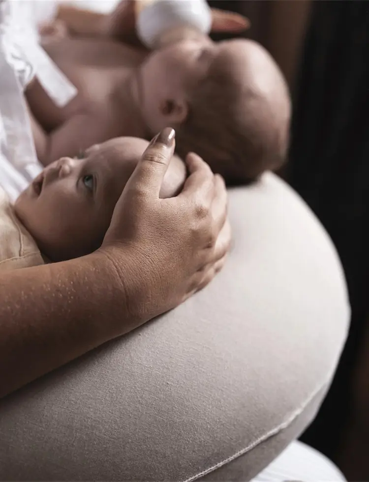 Nursing Pillow - Feather Grey