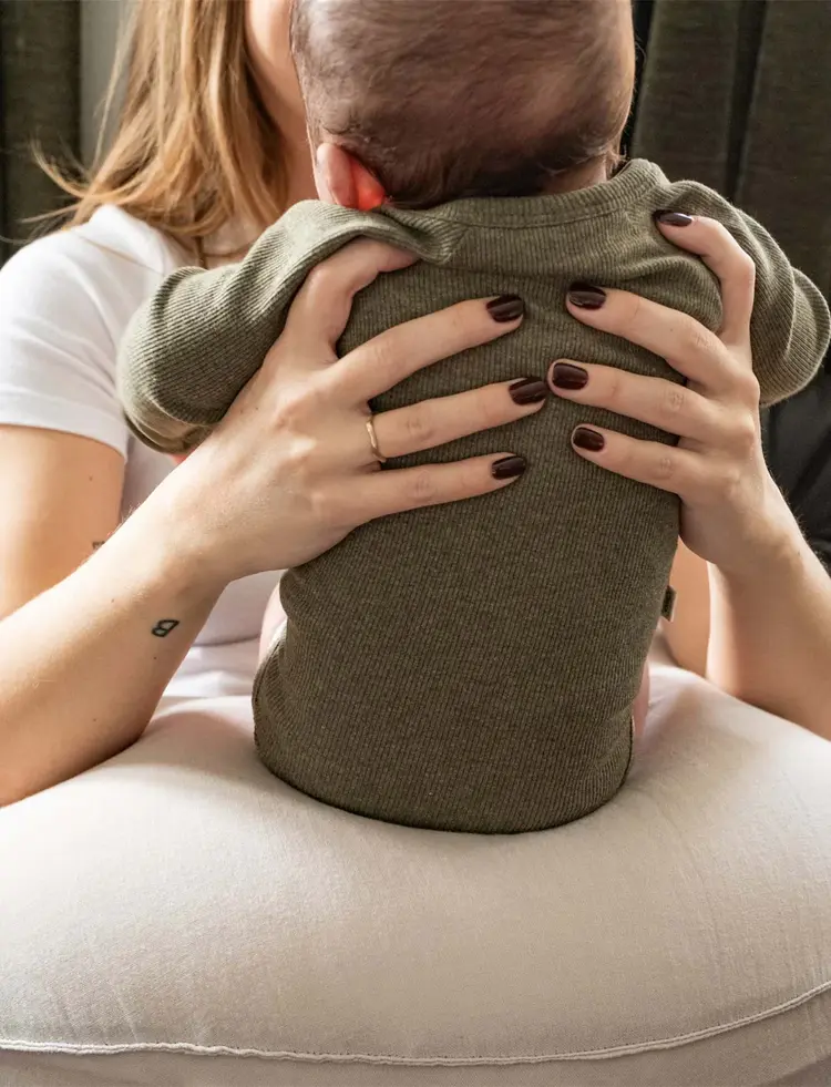 Nursing Pillow - Feather Grey