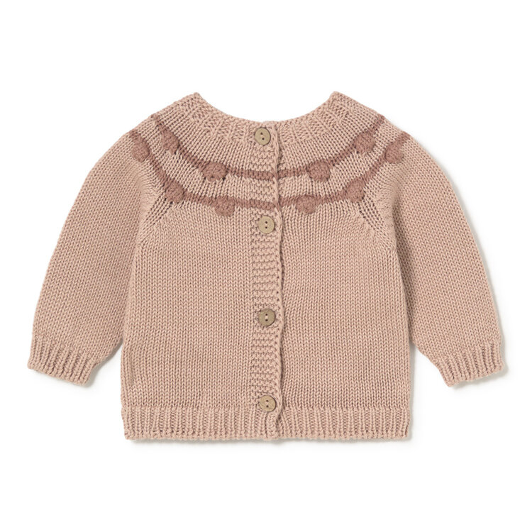 Li & Me Sue Chickpea Sweater - Candy Bloom