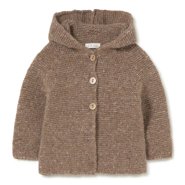 Li & Me Tirso Cardigan - Brownie