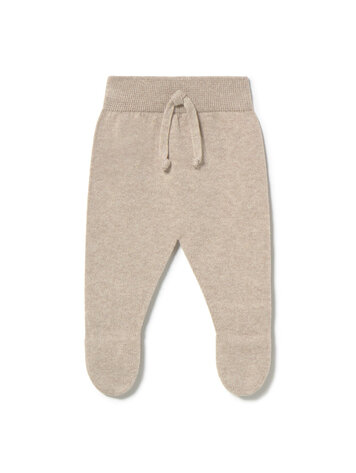 Li & Me Liam Plain Trousers With Feet - Toasted