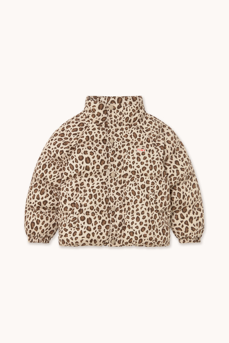 Tiny Cottons Short Padded Jacket - Animal Print