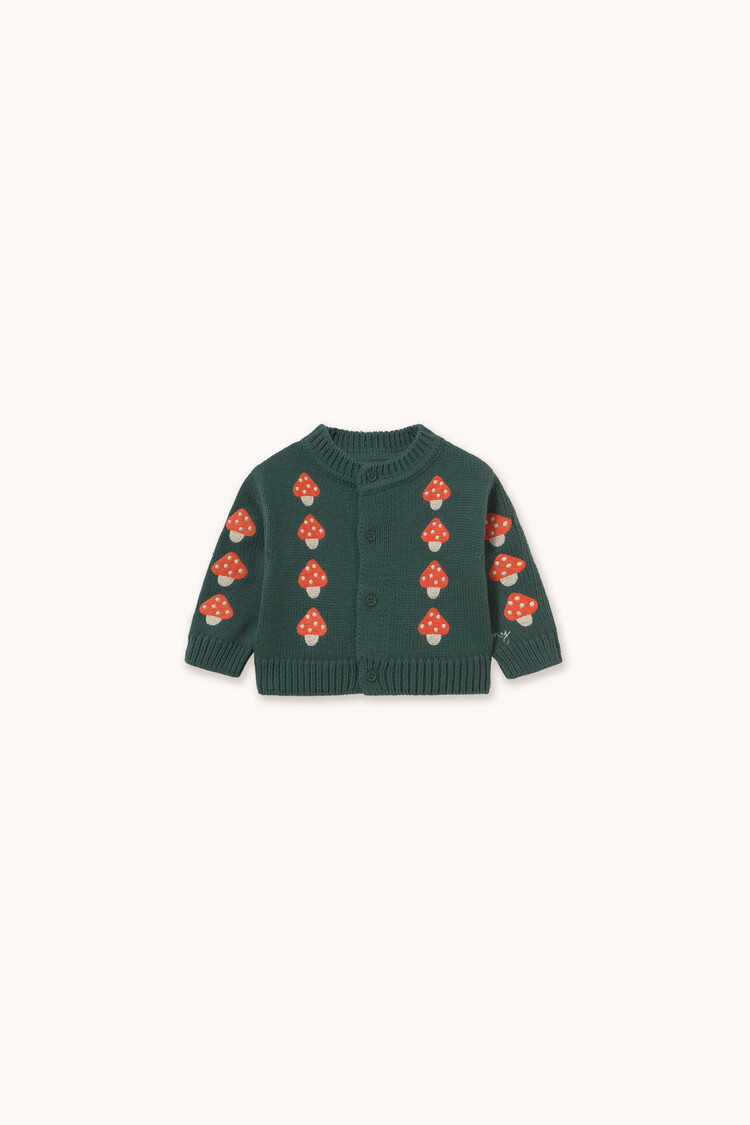 Tiny Cottons Mini Mushrooms Baby Cardigan