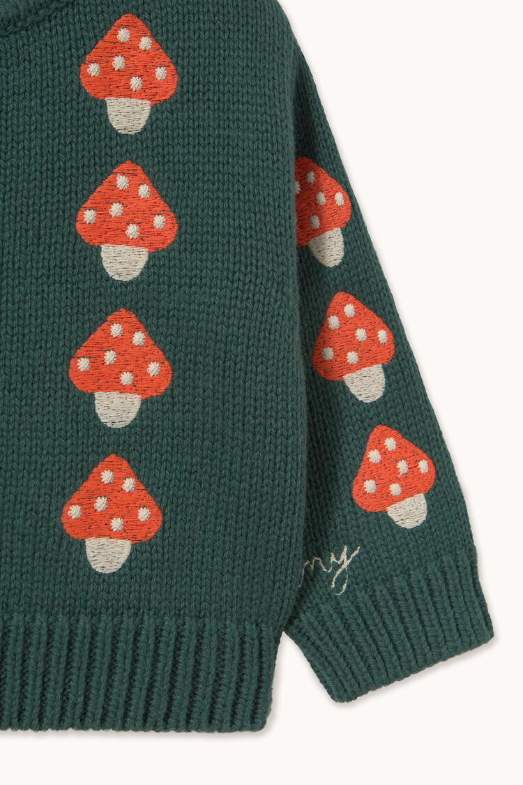 Tiny Cottons Mini Mushrooms Baby Cardigan