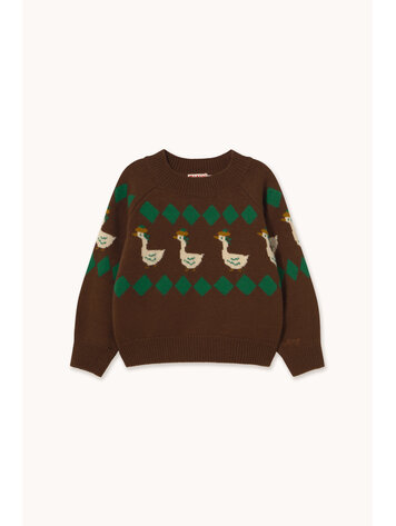 Tiny Cottons Geese Sweater - Green
