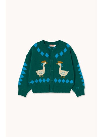 Tiny Cottons Geese Cardigan - Vanilla
