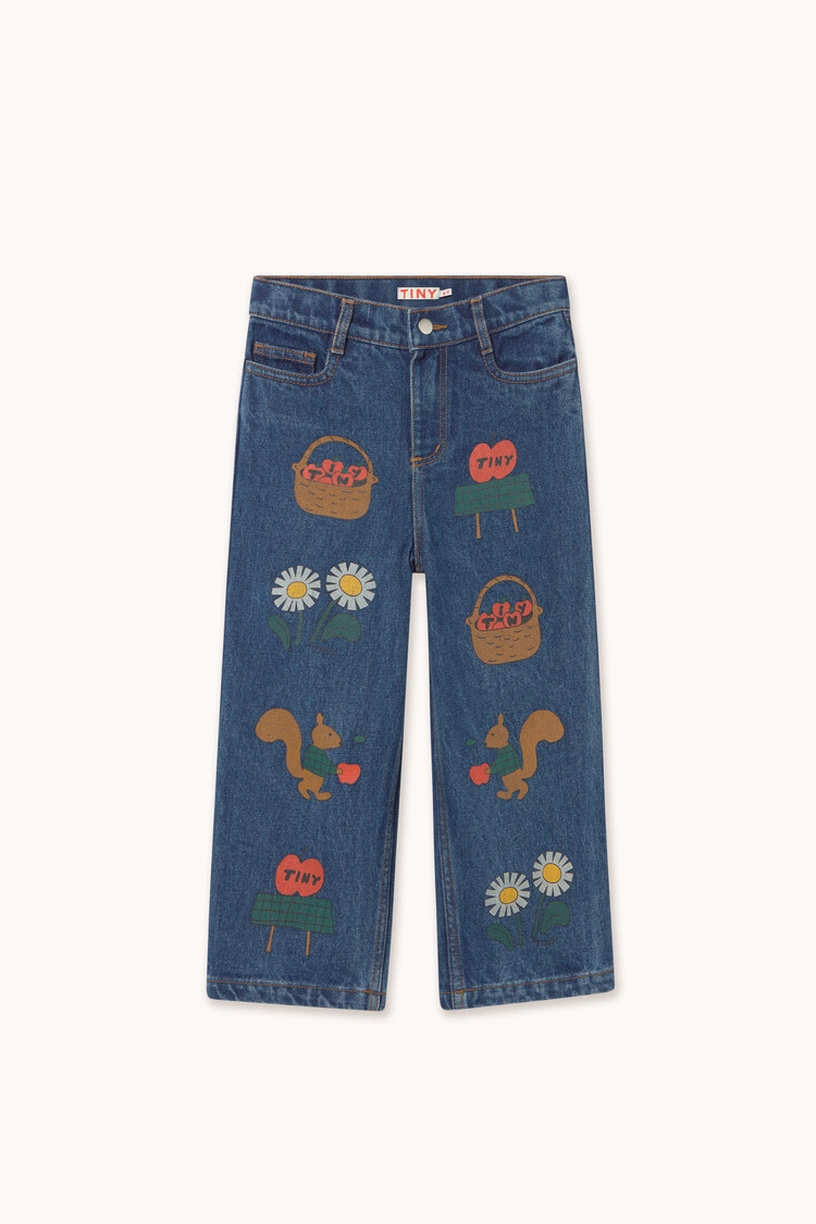 Tiny Cottons Tiny Apples Denim Pant