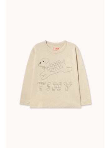 Tiny Cottons Jump Dog Graphic Sleeve Tee