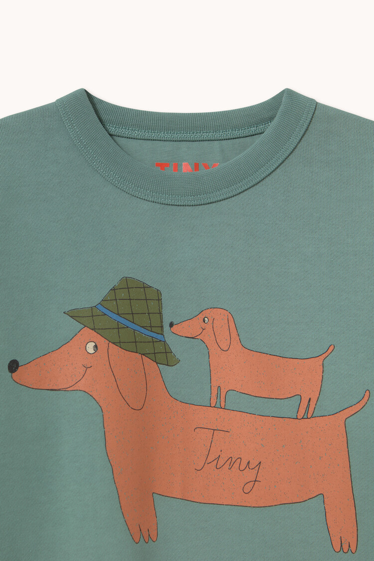 Tiny Cottons Two Dogs Graphic Sweatshirt