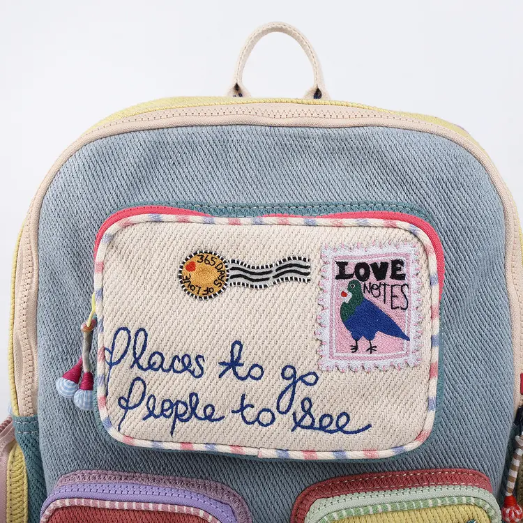 Choose Kind Rugzak Chinchila - Pastel Postcards