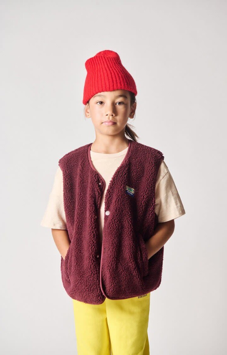 American Vintage Veste Ample SM - Bordeaux Chine