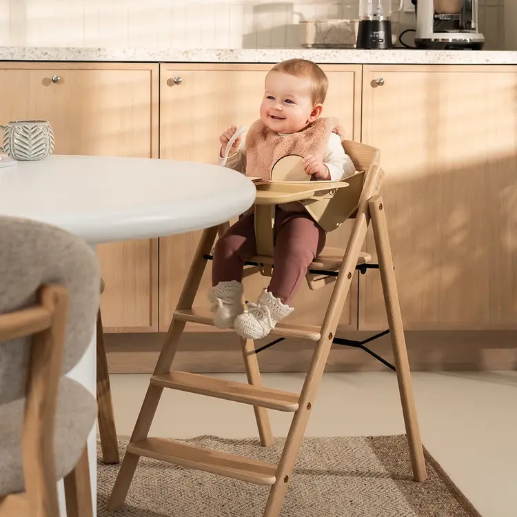 Kaos Klapp High Chair - Natural Eik
