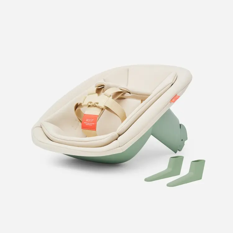 Kaos Klapp Newbornzitje - Mineral Green