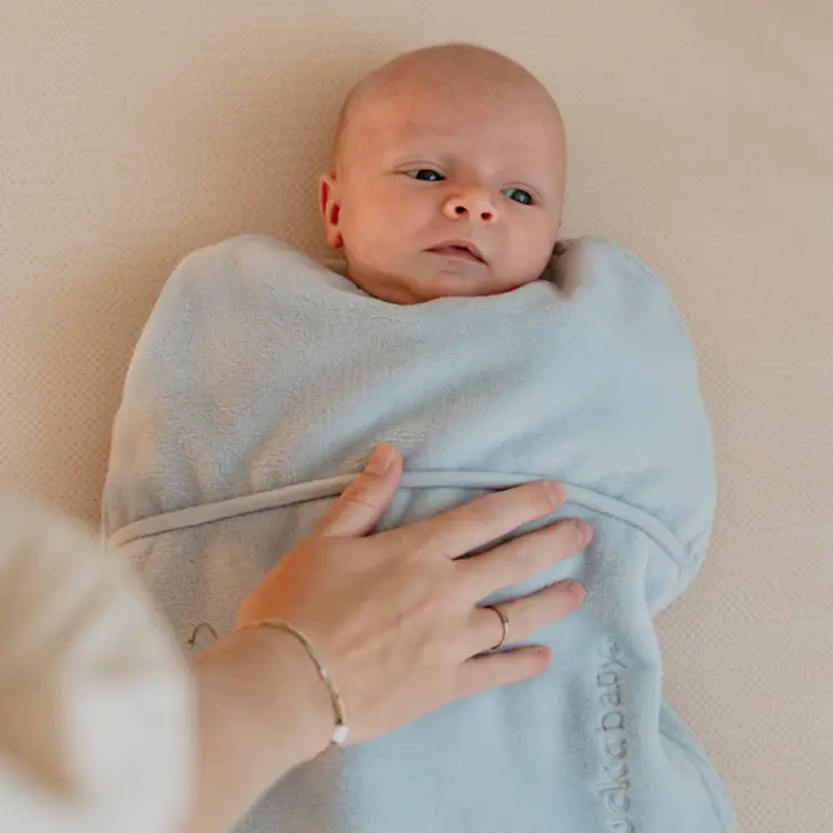 Puckababy Inbakerslaapzakje Piep Teddy - Sky