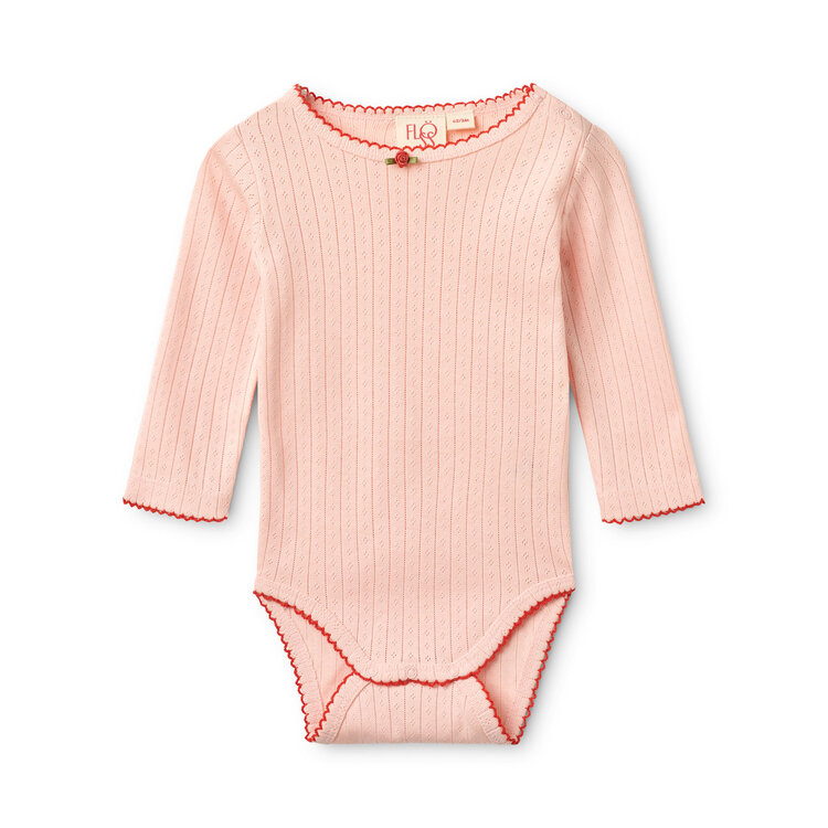 Flöss Liva Pointelle Body - Warm Pink