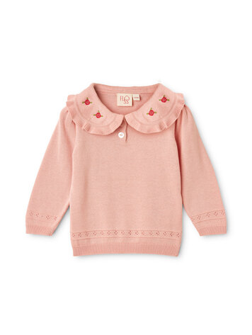 Flöss Josephine Sweater - Light Baby Pink