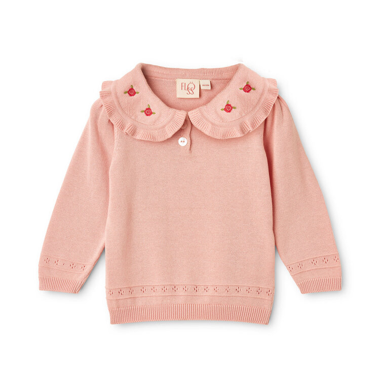 Flöss Josephine Sweater - Light Baby Pink