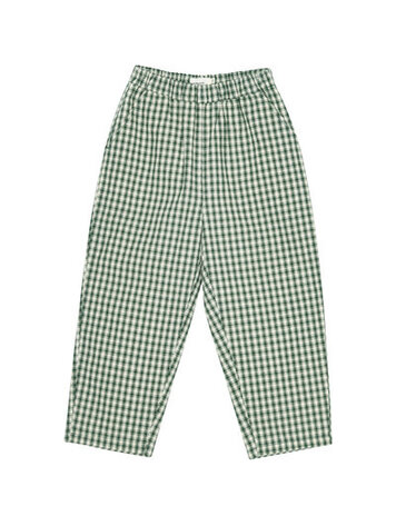 Bruno Bruno Nation Dora Check Pants - Myrtle Green Check