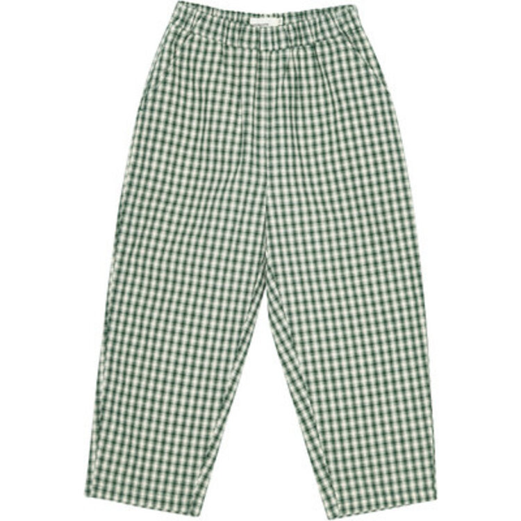 Bruno Bruno Nation Dora Check Pants - Myrtle Green Check