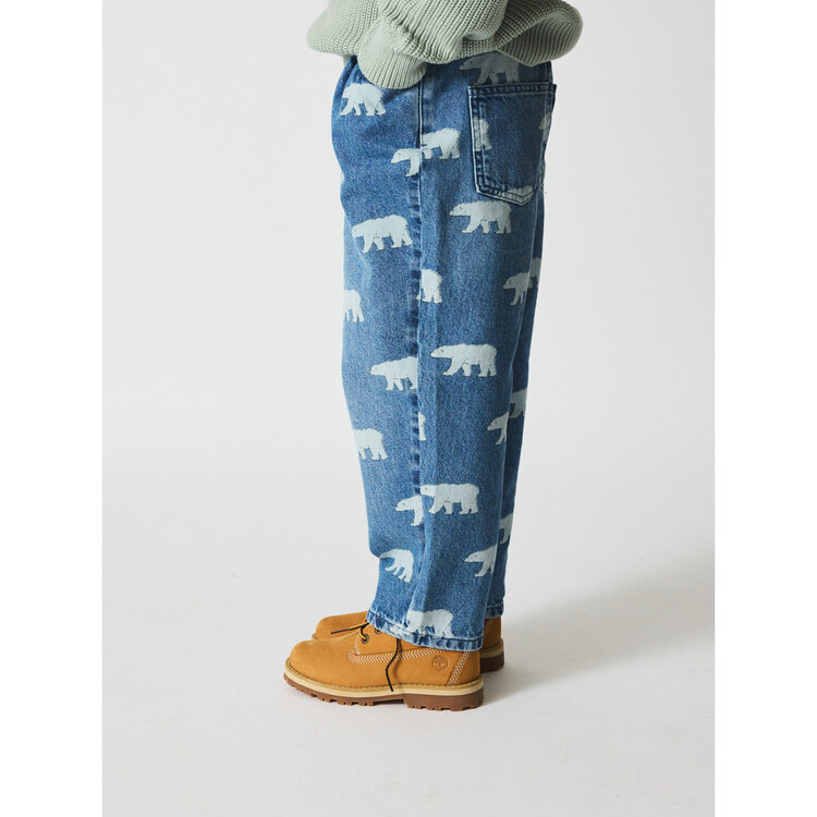 Bruno Bruno Nation Dorethy AOP Jeans - Mid Blue Polar Bear