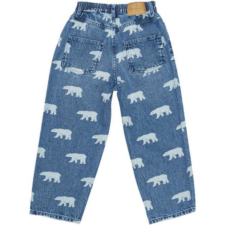 Bruno Bruno Nation Dorethy AOP Jeans - Mid Blue Polar Bear