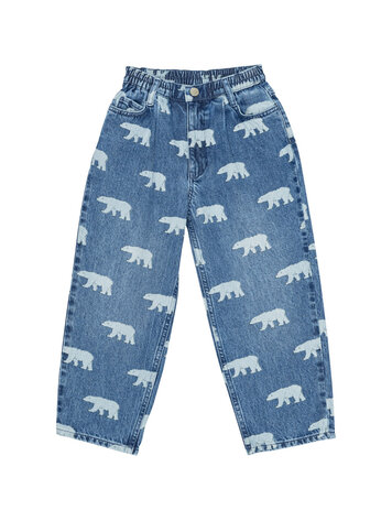 Bruno Bruno Nation Dorethy AOP Jeans - Mid Blue Polar Bear