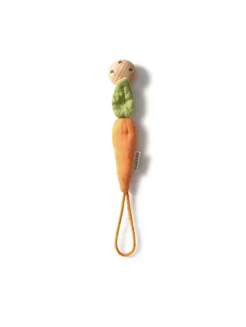 Oli & Carol Cathy the Carrot Pacifier Clip