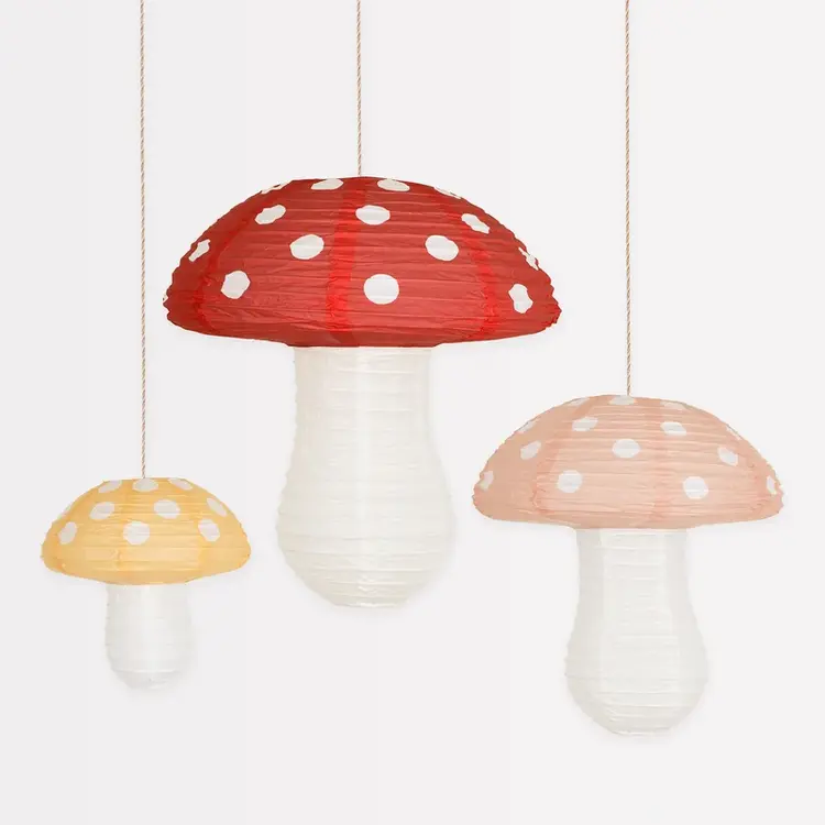 Meri Meri Liberty Mushroom Lanterns