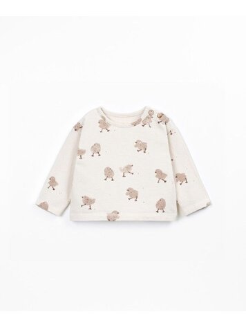 Play Up Printed Jersey LS T-shirt - Chick Skein