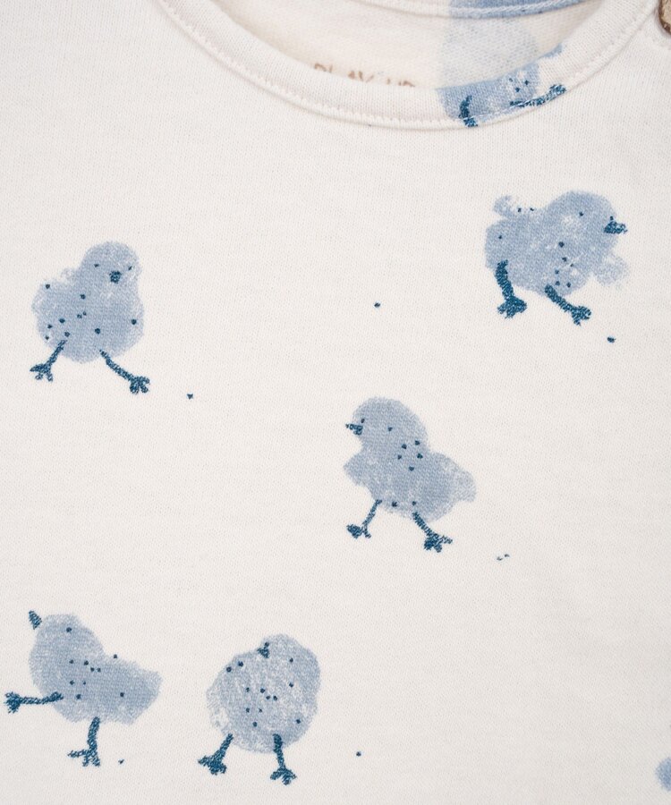 Play Up Printed Jersey LS T-shirt - Chick Detail