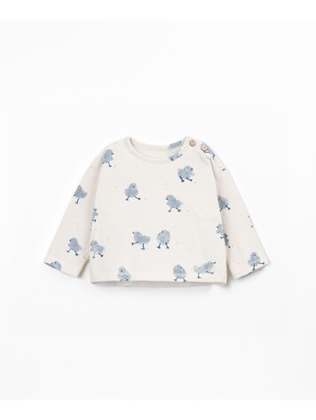 Play Up Printed Jersey LS T-shirt - Chick Detail