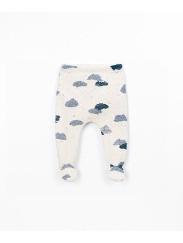 Play Up Printed Jersey Trousers - Clouds Detail