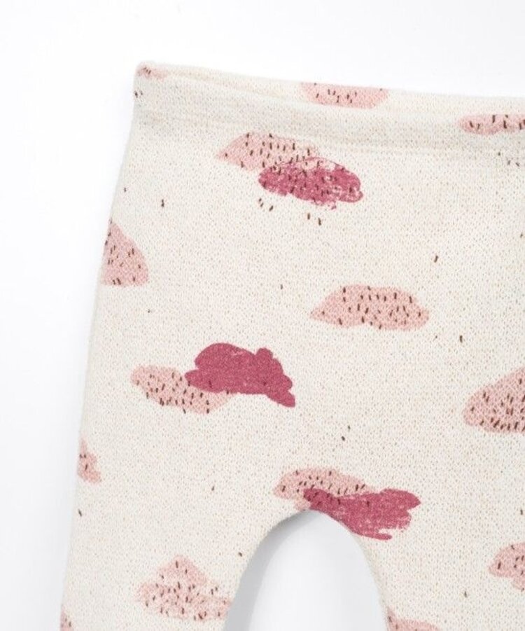 Play Up Printed Jersey Trousers - Clouds Yarn