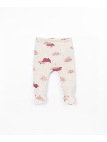 Play Up Printed Jersey Trousers - Clouds Yarn