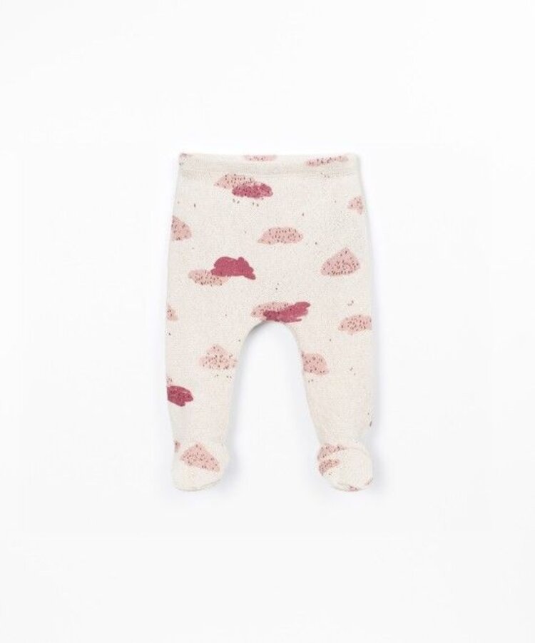 Play Up Printed Jersey Trousers - Clouds Yarn