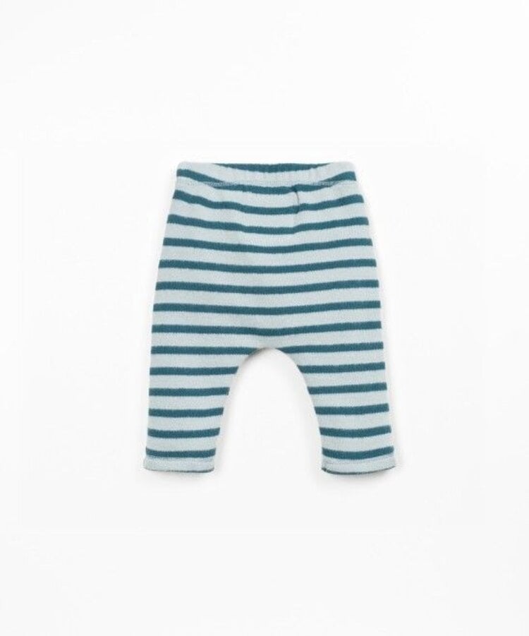 Play Up Striped Jersey Leggings - Cyantope