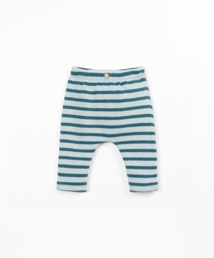 Play Up Striped Jersey Leggings - Cyantope