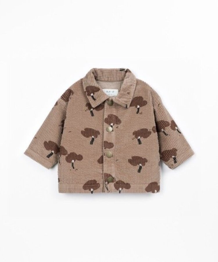 Play Up Printed Corduroy Shirt - Drawing
