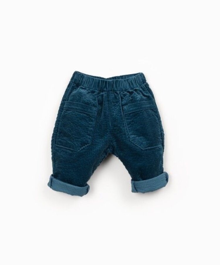 Play Up Corduroy Trousers - Cyantope