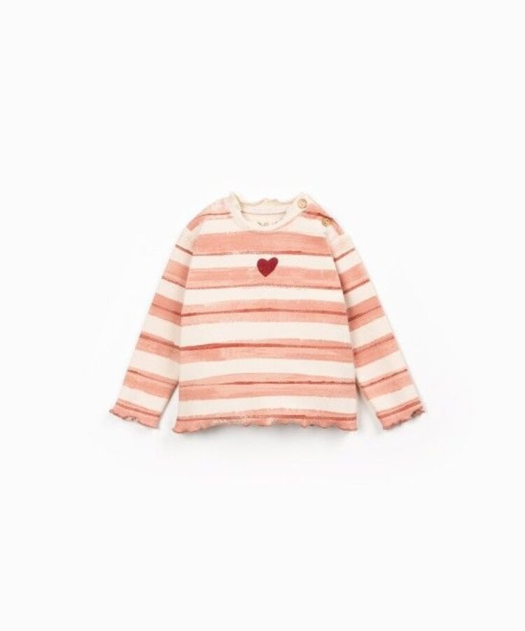 Play Up Printed Rib LS T-shirt - Sketches