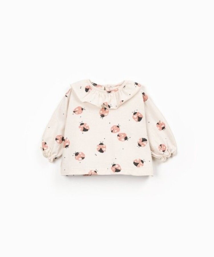 Play Up Printed Jersey LS T-shirt - Embroidery