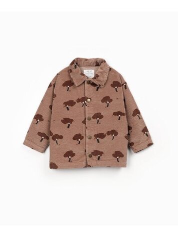 Play Up Printed Corduroy Shirt - Drawing
