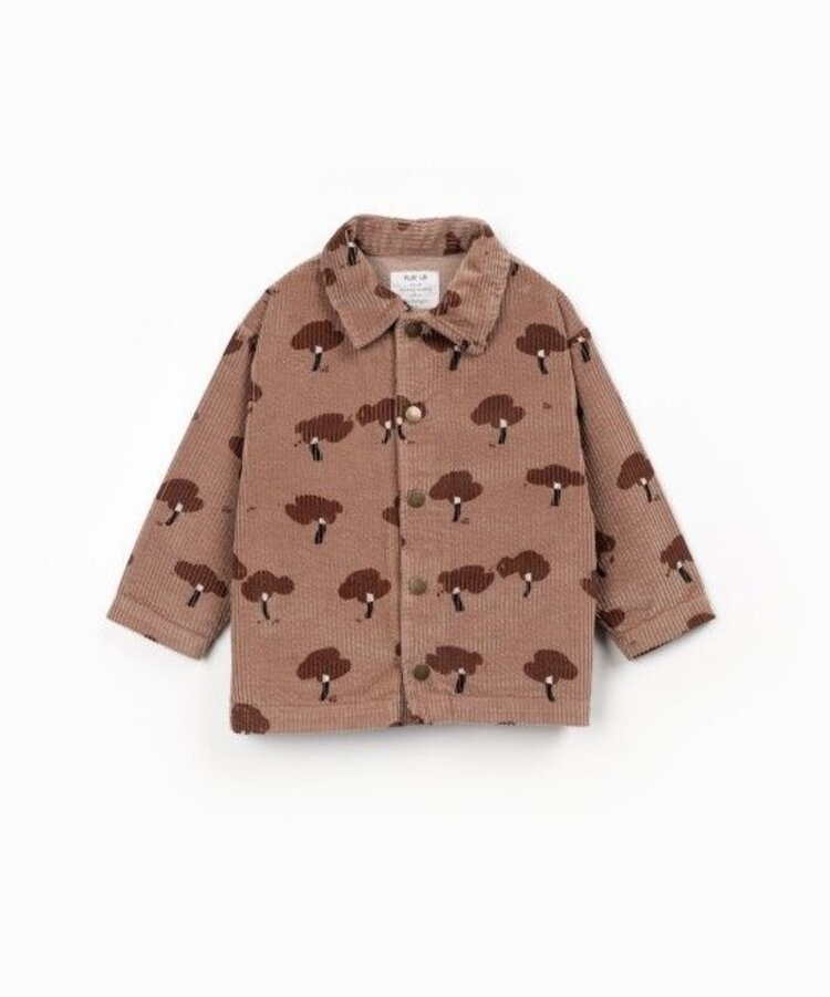 Play Up Printed Corduroy Shirt - Drawing
