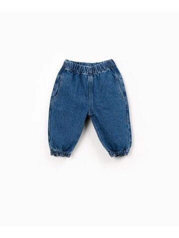 Play Up Denim Trousers - Blue Denim