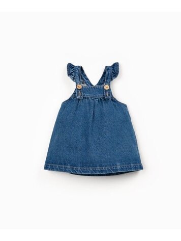 Play Up Denim Dress - Blue Denim