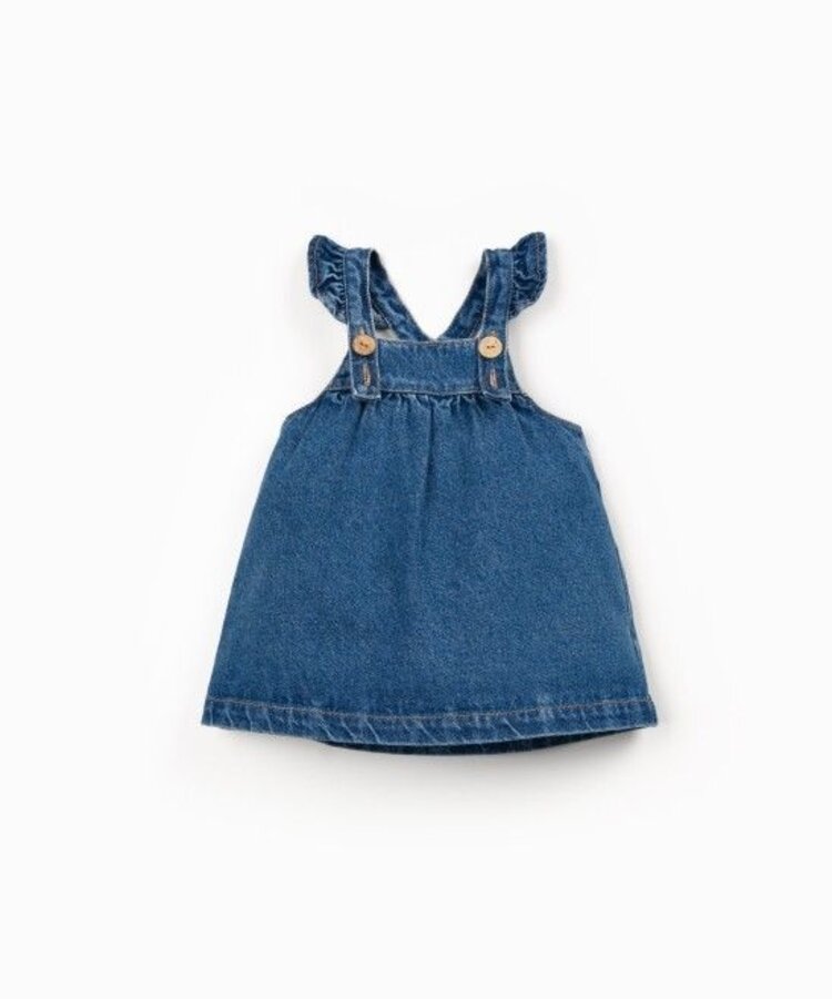 Play Up Denim Dress - Blue Denim