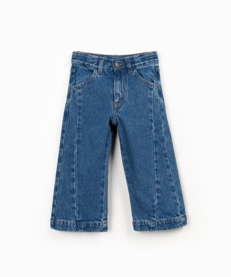 Play Up Denim Trousers -Blue Denim