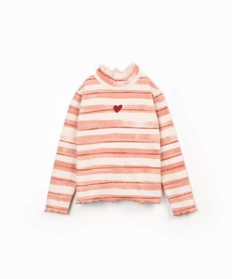 Play Up Printed Rib LS T-shirt - Sketches