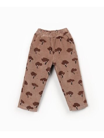 Play Up Printed Corduroy Trousers - Drawing